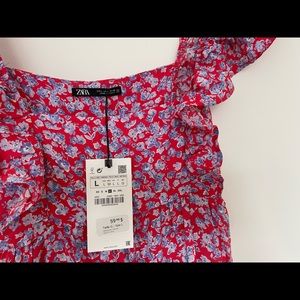 NWT Zara MIDI Sundress L